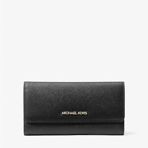 Michael Kors Black Trifold Wallet